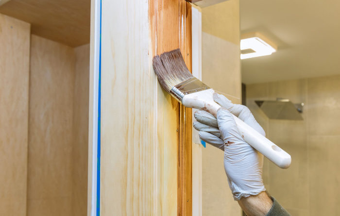 How much does it cost to paint interior doors and trim?